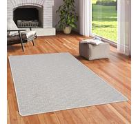 Snapstyle Alfombra de Bucles Finos Niva - Alfombra de Diseño Jaspeada 100% Polipropileno, Fácil de Mantener y Resistente, Moderna para Salón, Pasillo y Corredor, Duradera y Robusta en Crema