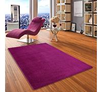 Snapstyle Luna - Alfombra de Velour de Pelo Alto - Morada - 17 tamaños