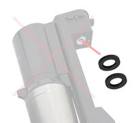 Snapworld-Kaffee 2 juntas premium para Sodastream Brita Cystal Sodaclub | Junta tórica para aireador de agua también para Wassermaxx MySodaPop Spudelino y modelos similares, sellado C02 cilindro azul