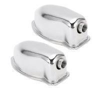 Snare Drum Ear, 2 Piezas Drum Lug Iron Drum Lug Set Chrome Color Snare Ear Set Instrumento Musical Mantenimiento Accesorios Piezas Para Batería(WC27C)