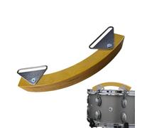Snare Drum Rim Blocks, Arched Rim Crisp Tone Musical Percussion Devices | with Metal Mounting Bracket Wood Block Instrument for Recording Studio, Live Performance, Stage Shows