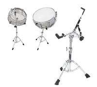 Snare Drum Stand, 55-60cm Altura Ajustable Plegable Doble Soporte Trípode Snare Stand, Soporte portátil para batería Apto para redoblantes de 10 a 14 pulgadas