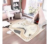 Snaweo Alfombra Calefactora Eléctrica, Calefactor Radiante Infrarrojo, Alfombra Eléctrica Gruesa e Impermeable, Ideal for Que Los Bebés Practiquen Boca Abajo(Color1,200x250cm/78.74x98.43in)