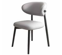 Snaweo Juego de Sillas de Cocina Tapizadas de Madera Sin Brazos, con Respaldo Curvo, for Que no te Canses DespuéS de Sentarte, Sillas de Comedor de Piel SintéTica, FáCiles de Instalar.(Color3,1PCS)