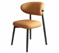 Snaweo Juego de Sillas de Cocina Tapizadas de Madera Sin Brazos, con Respaldo Curvo, for Que no te Canses DespuéS de Sentarte, Sillas de Comedor de Piel SintéTica, FáCiles de Instalar.(Color5,1PCS)