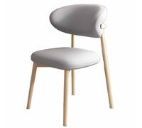 Snaweo Juego de Sillas de Cocina Tapizadas de Madera Sin Brazos, con Respaldo Curvo, for Que no te Canses DespuéS de Sentarte, Sillas de Comedor de Piel SintéTica, FáCiles de Instalar.(Color8,1PCS)