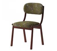 Snaweo Sillas auxiliares sin Brazos Silla de Ocio Individual, sillas de Comedor tapizadas Boucle, Silla de tocador con Respaldo Curvado y Patas de Madera Maciza(Color2,1PCS)