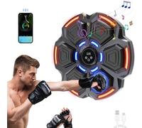 snawowo Music Boxing Machine Adultos - 9 Modos de Velocidad Maquina Boxeo Musical Pared con Guantes De Boxeo - Máquina de Boxeo con Bluetooth y Recuento Inteligente y Luces al Ritmo de la Música