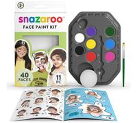 Snazaroo 1180136 Set de maquillaje con 8 colores al agua para cara y cuerpo con