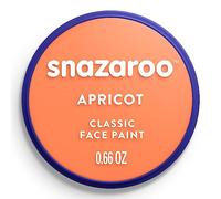Snazaroo - Pintura facial y corporal, 18 ml, color albaricoque, profesional a base de agua, pastilla de aquacolor individual para adultos, niños y efectos especiales