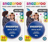 SNAZAROO 18ML BLISTER AZUL ROYAL (Paquete de 2)