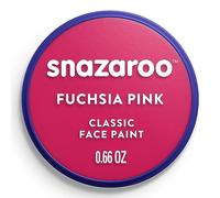 Snazaroo - Pintura facial y corporal, 18 ml, color rosa fucsia, profesional a base de agua, pastilla de aquacolor individual para adultos, niños y efectos especiales