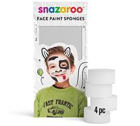 Snazaroo - Esponja de alta densidad para pintura facial, pack de 4