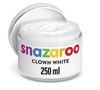 Snazaroo- Pintura facial blanco payaso, Color, 250 ml (Colart 1198210)