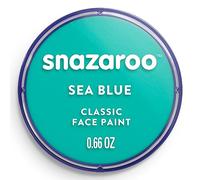 Snazaroo - Pintura facial y corporal, 18 ml, color azul marino, profesional a base de agua, pastilla de aquacolor individual para adultos, niños y efectos especiales