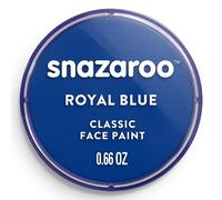 Snazaroo - Pintura facial y corporal, 18 ml, color azul real, profesional a base de agua, pastilla de aquacolor individual para adultos, niños y efectos especiales
