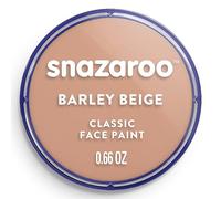 Snazaroo - Pintura facial y corporal, 18 ml, color beige pálido, profesional a base de agua, pastilla de aquacolor individual para adultos, niños y efectos especiales
