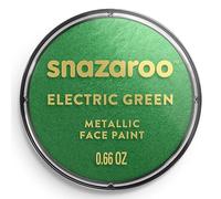 SNAZAROO PINTURA FACIAL Y CORPORAL METALIZADA 18ML VERDE ELÉCTRICO