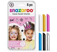 Snazaroo - Set de 6 barras de pintura facial, fantasía