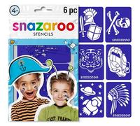 Snazaroo - Set de 6 plantillas de pintura facial, aventuras