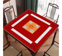 SNBGRYE Alfombrilla De Mahjong con Respaldo De Goma (60-140 Cm), Mantel Grueso Antideslizante con ReduccióN De Ruido, para Mahjong, PóQuer, Cartas Y Juegos De Mesa,C-75cm