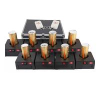 SNBGRYE Base para Fuegos Artificiales, 4/6/8 Receptores De Fuegos Artificiales FríOs, con Maleta + 2 Mandos A Distancia, Distancia: 100 Metros, para Representaciones Teatrales, Bodas,8PCS