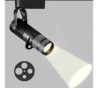 SNBGRYE Foco LED, Foco Profesional para Teatro/Escenario, Ajuste De Apertura De 4 Niveles, Foco con Zoom De Pista, Bar, Restaurante, Foco De Pared De Fondo,35W-6000K