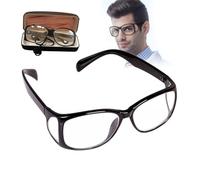 SNBGRYE Gafas Protectoras RadiolóGicas De Plomo (con ProteccióN Lateral), 0,5/0,75 mmpb Gafas Protectoras RadiolóGicas De Rayos X, Ligeras Y CóModas, con Estuche para Gafas,0.75mmpb
