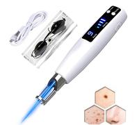 SNBGRYE LáPiz De Plasma Profesional para Eliminar Lunares, Dispositivo De Picosegundos con 9 Modos Y 4 Niveles De Intensidad, con Pantalla LCD E IluminacióN, para Verrugas, Pecas, Lunares,Blue