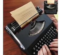 SNBGRYE MáQuina De Escribir Manual Retro PortáTil NostáLgica CláSica, MáQuina De Escribir MecáNica Inglesa, MáQuina De Escribir PortáTil Tradicional Antigua, para Tomar Notas, Escribir