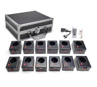 SNBGRYE MáQuina De Fuegos Artificiales Fountain Cold, Base De 4/6/8/10/12 Piezas + 2 Controles Remotos InaláMbricos, para Bodas, Escenarios Y Conciertos,12PCS