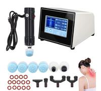 SNBGRYE MáQuina De Terapia De Ondas De Choque ExtracorpóReas (con 11 Cabezales De FuncióN), Masajeador Muscular Ed, EnergíA: 10-250 MJ, Frecuencia: 1-16 Hz, para Aliviar El Dolor,E