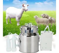SNBGRYE OrdeñAdora De Cabras 14L, OrdeñAdora De VacíO Pulsante, Parada AutomáTica De Leche Llena | OrdeñO Manual Simulado, con 2 Tazas De Leche, para Ganado, Ovejas, Granja,Sheep