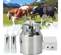 SNBGRYE OrdeñAdora De Vacas Y Ovejas De 14L, OrdeñAdora EléCtrica AutomáTica con Bomba Arterial, Parada AutomáTica Cuando Está Llena De Leche, para Familias, PequeñAs Granjas,Cattle