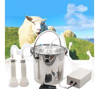 SNBGRYE OrdeñAdora De VacíO por Pulsos EléCtricos (3L 5L 10L), Simula El OrdeñO Manual, Se Detiene AutomáTicamente Cuando Está Llena, para Vacas Lecheras, Cabras, Ganado Vacuno,Sheep-5L