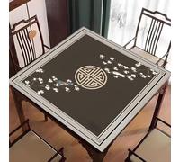 SNBGRYE Tapete De Mahjong Grande De 60-140 Cm, Mantel Antideslizante Y Resistente Al Desgaste, con FuncióN De ReduccióN De Ruido, para Mahjong, PóQuer, Cartas Y Juegos De Mesa,A-95cm