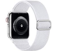 SNBLK Correa elástica Solo Loop compatible con Apple Watch Series 9 de 41 mm, 44 mm, 40 mm, 45 mm, 38 mm, 49 mm, 42 mm, para mujeres y hombres, correa elástica de nailon suave para iWatch Series 8, 7,