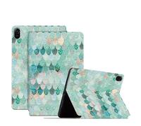 SNCLET Funda para Honor Pad 8 Funda PU Cuero Flip Protectora Carcasa con Auto Wake/Sleep Función de Soporte Funda para Honor Pad 8 12.0"/HEY-W09,Sirena de Verano