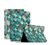SNCLET Funda para Lenovo Pad Pro 2022 Funda PU Cuero Flip Protectora Carcasa con Auto Wake/Sleep Función de Soporte Funda para Lenovo Pad Pro 2022 11.2",Sirena Esmeralda