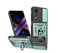 SNCLET Funda para ZTE Nubia Neo 2 Funda con Soporte de Teléfono Giratorio de 360°Protección de la Cámara Case PC TPU Protector Armor Antiarañazos Cover para ZTE Nubia Neo 2,Verde