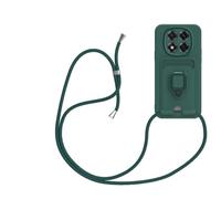 SNCLET Móvil Funda para Redmi Note 14 Pro 4G Carcasa de Silicona TPU Premium Suave con Cordón Anillo de Soporte Ultra Thin Bumper Cover con Tarjetero Antigolpes Funda para Redmi Note 14 Pro 4G,Verde