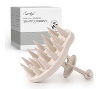 Sndyi Cepillo Masajeador Cuero Cabelludo, 100% Silicone Cepillo para el Cuero Cabelludo Para Limpieza Profunda, Seco y Húmedo Cepillo para Champú Para Estimular el Crecimiento del Cabello, Avena