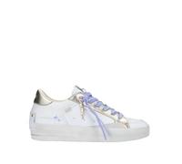 Sneaker donna Crime London Sk8 Deluxe heel in pelle white DS25CR04 20134PP7.10 39