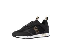 Sneaker EA7 Emporio Armani training ecosuede/ mesh black/ gold/ white U25EA02 X8X185 XR175 U003 40