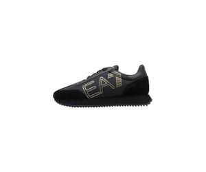 Sneaker EA7 Emporio Armani training tessuto/ pelle nero/ gold unisex US24EA08 X8X101 38