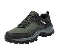 Sneaker Herren SchnüRer Walkingschuhe Leichte Trekkingschuhe DäMpfung Und RüCkprall Traillaufschuhe Outdoor Sportlich Gleitsicher Leichtetrekkingschuhe Mit Dicke Sohle Bequeme Turnschuhe, a, 45 EU
