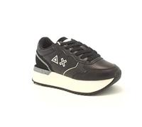 Sneaker running Sun68 Big Ally in pelle/ ecopelle nero donna D25SU19 Z44215 37
