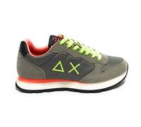 Sneaker running Sun68 Tom Solid fluo suede/ nylon grigio medio US23SU13 Z33102 40