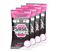 Sneakerasers: Pursewipes Cleaner Wipes - Toallitas de cuero porttiles para bolsas y mochilas removedoras y desgloses con innovadores scrubnubs perfe