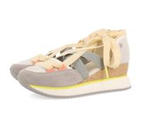 Sneakers Abiertos Blancos con CUÑA para Mujer SAMOBOR